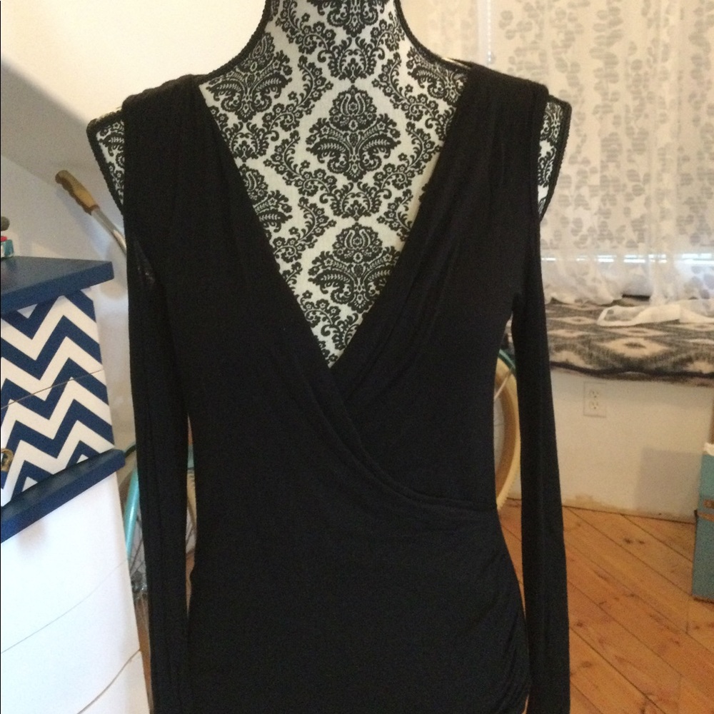 Fun top with cut out shoulders